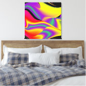Toile La magie des couleurs Abstrait Rainbowart 3D (Insitu(Chambre))