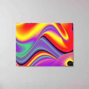 Toile La magie des couleurs Abstrait Rainbowart 3D