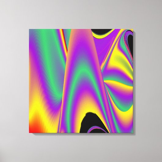 Toile La magie des couleurs Abstrait Rainbowart 3D (Recto)