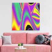 Toile La magie des couleurs Abstrait Rainbowart 3D (Insitu(Salon))