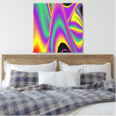 Toile La magie des couleurs Abstrait Rainbowart 3D (Insitu(Chambre))