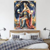 Toile la magie du tarot hierophant (Insitu(Chambre))