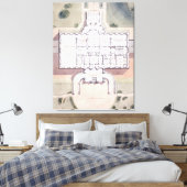 Toile La Maison Blanche Président Washington D.C. Plan (Insitu(Chambre))