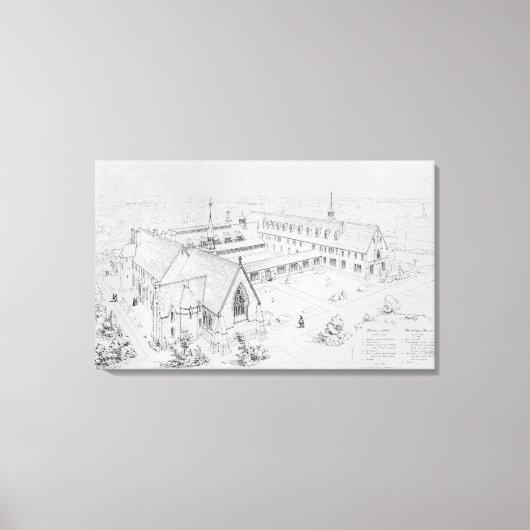 Toile La Maison de la Miséricorde, Clewer (Recto)