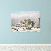 Toile La Maison du Conseil Tutoriel à Moscou (Insitu (Plancher de Bois))