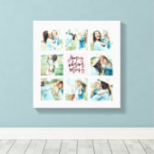 Toile La maison est partout où maman est collage (Insitu (Plancher de Bois))