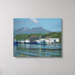 Toile La Manche orientale, port néerlandais, AK