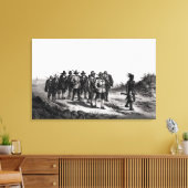 Toile La marche de Miles Standish (Insitu(Salon))