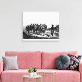 Toile La marche de Miles Standish (Insitu(Salon))