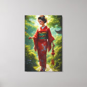 Toile La Marche du Kimono (Recto)