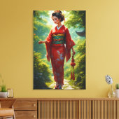 Toile La Marche du Kimono (Insitu(Salon))