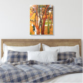 Toile La marche en chute de Feuilles par Vincent van Gog (Insitu(Chambre))