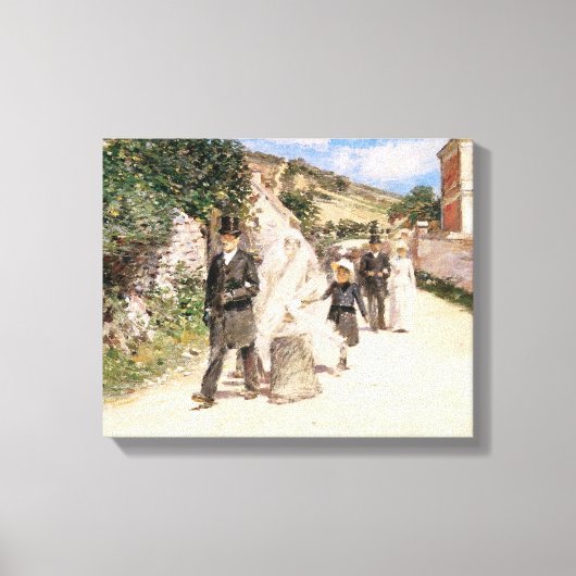 Toile La Marche Mariage de Robinson, mariés Vintages (Recto)