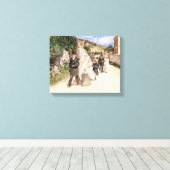 Toile La Marche Mariage de Robinson, mariés Vintages (Insitu (Plancher de Bois))