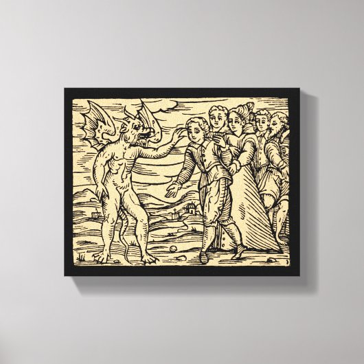 Toile La marque de la bête 8x10 (Recto)