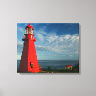 Toile La Martre Lighthouse   Matane On The Gaspe