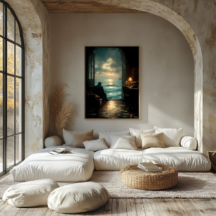 Toile La mer au-delà de son silence