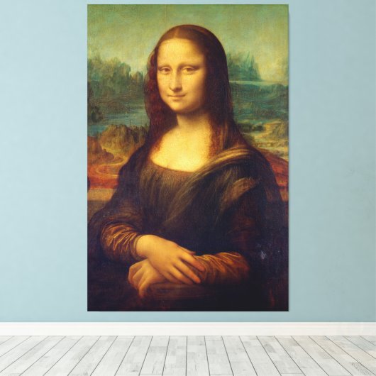 Toile La Mona Lisa (Insitu (Plancher de Bois))