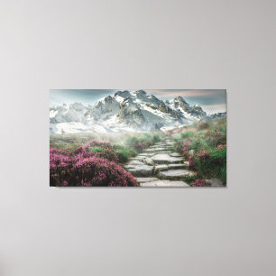 Toile La montagne d'hiver