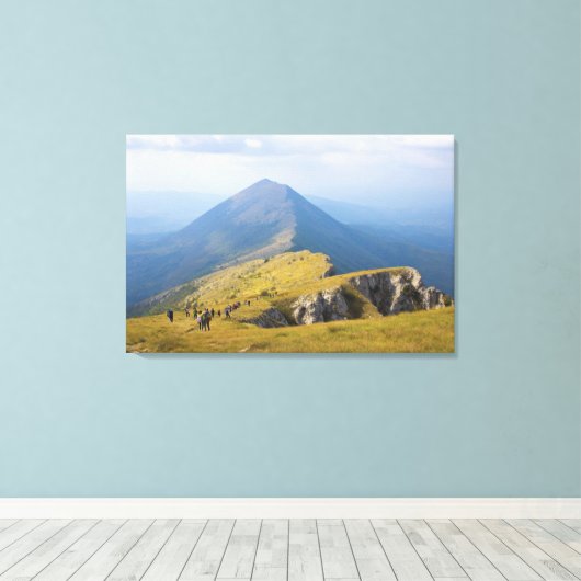 Toile La montée (Insitu (Plancher de Bois))