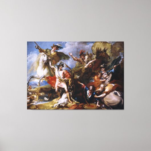 Toile La mort de l'aig par Benjamin West (Recto)