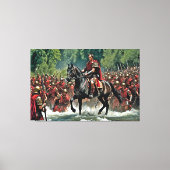 Toile "La mort est pure : le défi du Rubicon de César" (Recto)