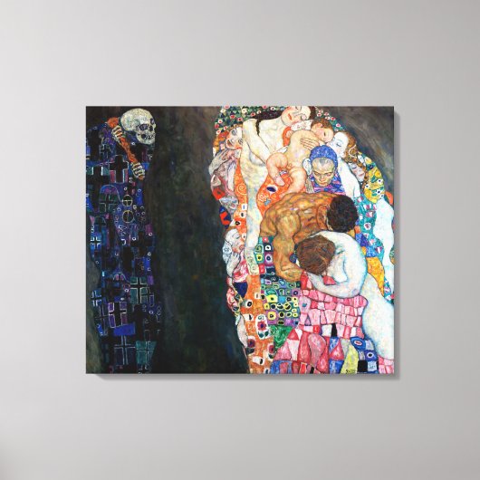 Toile La mort et la vie | Gustav Klimt | (Recto)