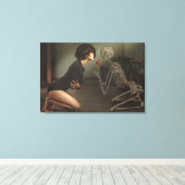 Toile La mort et le grand-père (Insitu (Plancher de Bois))