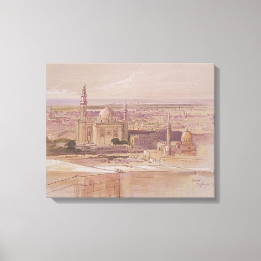 Toile La mosquée Agra, Le Caire, 1849 (Recto)