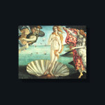 Toile La naissance de Vénus - Art classique de Botticell<br><div class="desc">La naissance de Vénus (Italien : Nascita di Venere) est un tableau de 1486 de Sandro Botticelli. Botticelli a été chargé de peindre l'oeuvre de la famille Médicis de Florence, en particulier Lorenzo di Pierfrancesco de' Medici sous l'influence de son cousin Lorenzo de' Medici, ami proche de Botticelli. Il représente...</div>