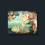Toile La naissance de Vénus - Art classique de Botticell<br><div class="desc">La naissance de Vénus (Italien : Nascita di Venere) est un tableau de 1486 de Sandro Botticelli. Botticelli a été chargé de peindre l'oeuvre de la famille Médicis de Florence, en particulier Lorenzo di Pierfrancesco de' Medici sous l'influence de son cousin Lorenzo de' Medici, ami proche de Botticelli. Il représente...</div>