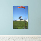 Toile La navette spatiale Endeavor est encadrée par une  (Insitu (Plancher de Bois))