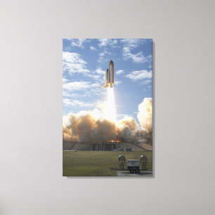 Toile La navette spatiale l'Atlantide enlève 10