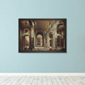Toile La nef de la basilique Saint-Pierre au Vatican (Insitu (Plancher de Bois))