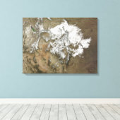 Toile La neige couvre les montagnes Rocheuses aux États- (Insitu (Plancher de Bois))