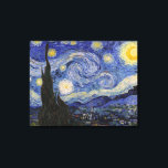 Toile La nuit étoilée<br><div class="desc">La Nuit étoilée par Vincent van Gogh,  1889.</div>