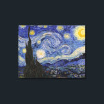 Toile La nuit étoilée<br><div class="desc">La Nuit étoilée par Vincent van Gogh,  1889.</div>
