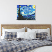 Toile La Nuit étoilée (1889) (Insitu(Chambre))