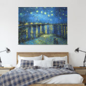 Toile La nuit étoilée de Vincent van Gogh sur le Rhône (Insitu(Chambre))