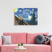 Toile La nuit étoilée du cri (Insitu(Salon))