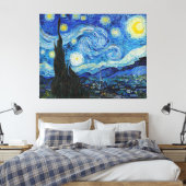 Toile La nuit étoilée par Vincent Van Gogh (Insitu(Chambre))
