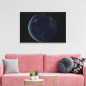 Toile La nuit, lumière de la ville terrestre (Insitu(Salon))