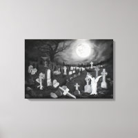 La nuit sur le cimetière - Angel avec Diable