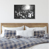 Toile La nuit sur le cimetière - Angel avec Diable (Insitu(Chambre))