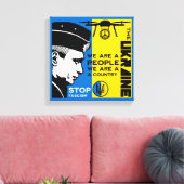 Toile La Paix Pour L'Ukraine (Insitu(Salon))