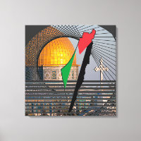 "La Palestine, notre terre natale" 24" x 24"