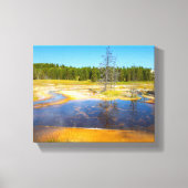 Toile La palette de la nature : un paysage de pierre jau (Recto)