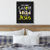 Toile La Pâque de lapin est pour Jésus Lapin Masque Visa (Insitu(Chambre))