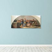 Toile La parabole des invités du Mariage (Insitu (Plancher de Bois))