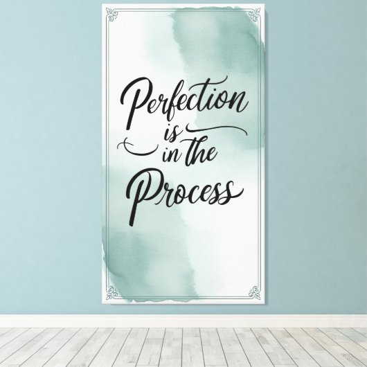 Toile La Parfaite Est En Cours De Processus (Insitu (Plancher de Bois))